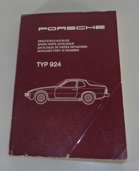 Teilekatalog / Ersatzteile-Katalog / Parts List Porsche 924 125 PS Stand 01/1975