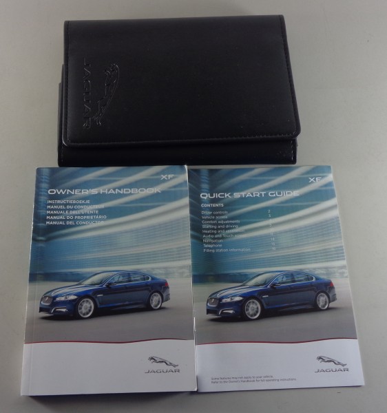 Owner's manual + wallet Jaguar XF Typ X250 von 2013