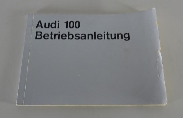 Betriebsanleitung / Handbuch Audi 100 C 1 F 104, Stand 11/1970