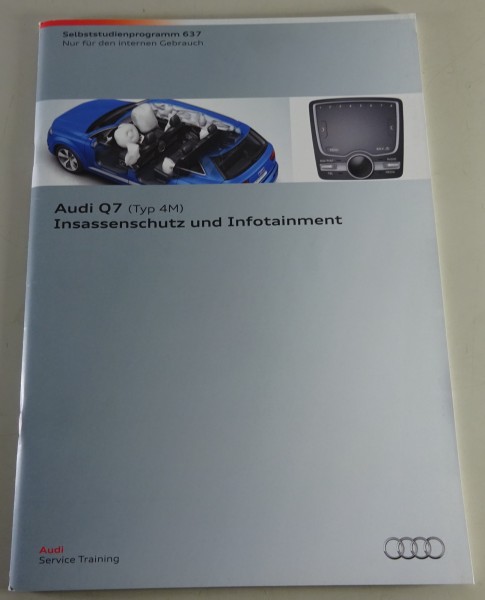 Selbststudienprogramm SSP 637 Audi Q7 Typ 4M Insassenschutz & Infotainment 02/15