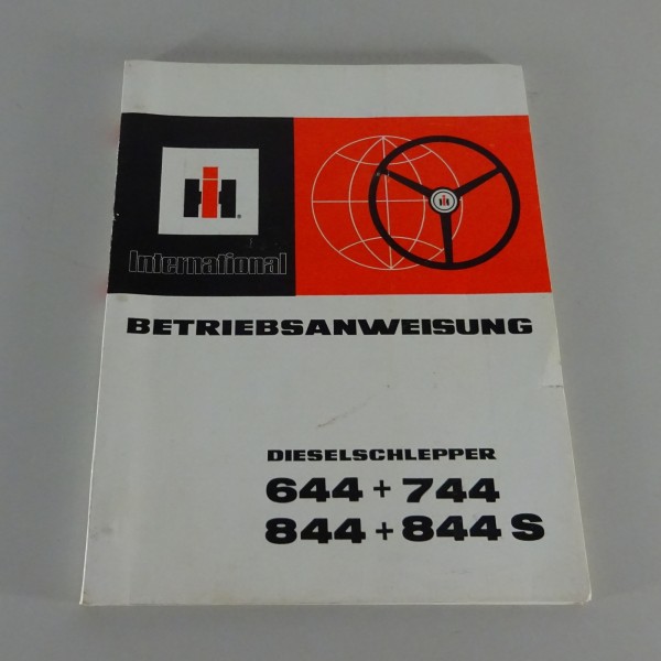 Betriebsanleitung / Handbuch IHC 644 / 744 / 844 / 844 S Stand 10/1977