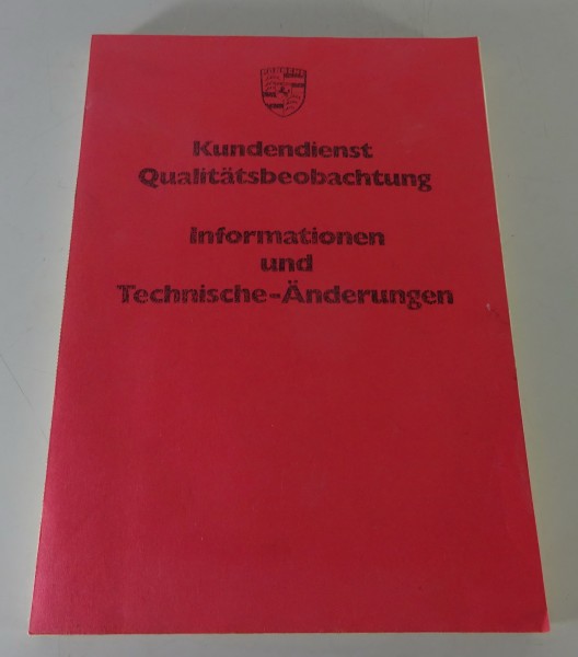 Service Informationen / Kundendienstschule Porsche 928 / 928S von 1979 - 1983