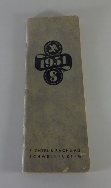 Kalender Fichtel & Sachs von 1951
