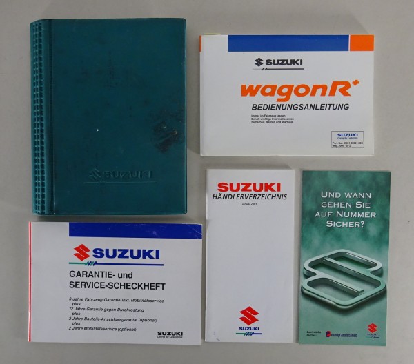 Bordmappe + Betriebsanleitung / Handbuch Suzuki Wagon R+ Stand 05/2000