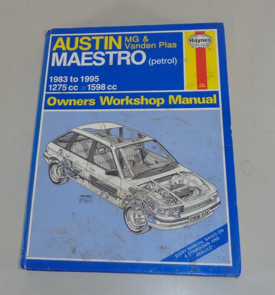 Haynes Reparaturanleitung repair manual Austin MG Vanden Plas Maestro 1983-1995