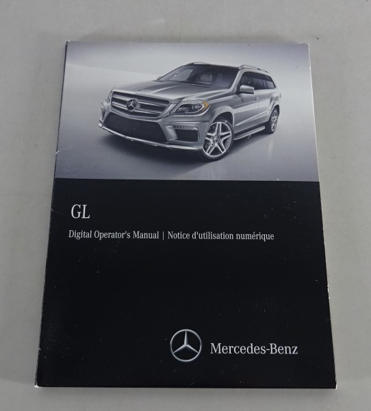 Digital Operator´s Manual / Notice d'utilisatio numériue Mercedes-Benz GL X166