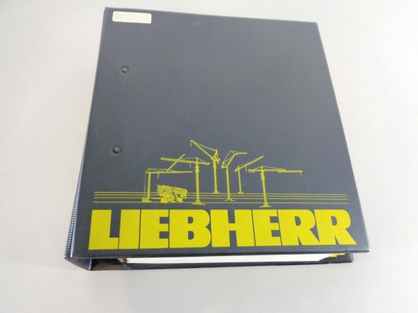 Betriebsanleitung + Teilekatalog Liebherr Turmdrehkran 71 EC Stand 12/1990