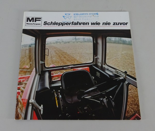 Prospekt / Broschüre Massey Ferguson MF 590 Stand 04/1976