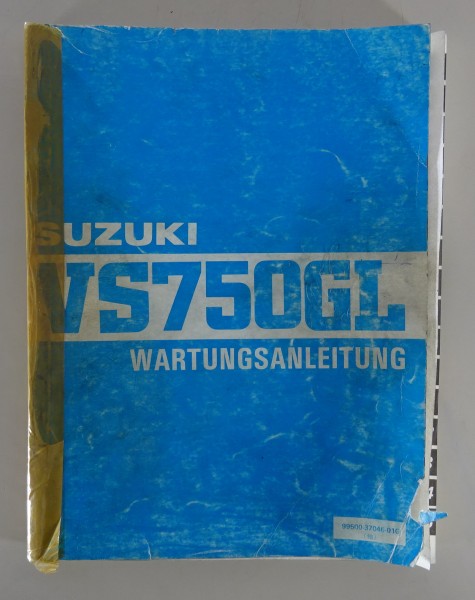 Werkstatthandbuch / Wartungsanleitung Suzuki VS 750 GL Intruder von 01/1991