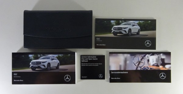 Bordmappe + Betriebsanleitung Mercedes-Benz GLC Typ X254 SUV Stand 01/2024
