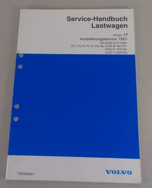 Werkstatthandbuch Volvo LKW FL7 FL10 FL12 FH NL Auslieferungsservice von 1997