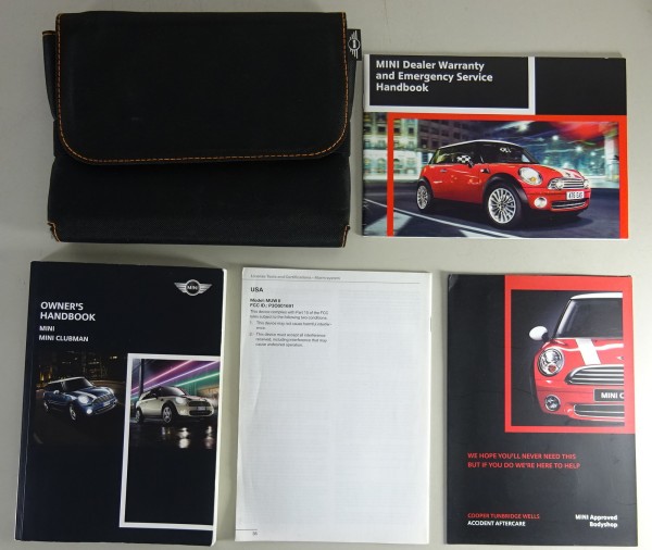 Owner's Manual + Wallet Mini + Mini Clubman One Cooper Works etc. from 06/2012