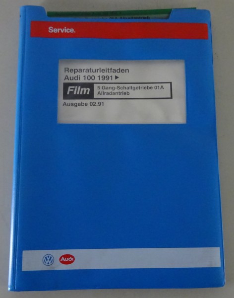 Werkstatthandbuch / Microfich Audi 100 ab 1991 5 Gang Schaltgetriebe 01A Allrad