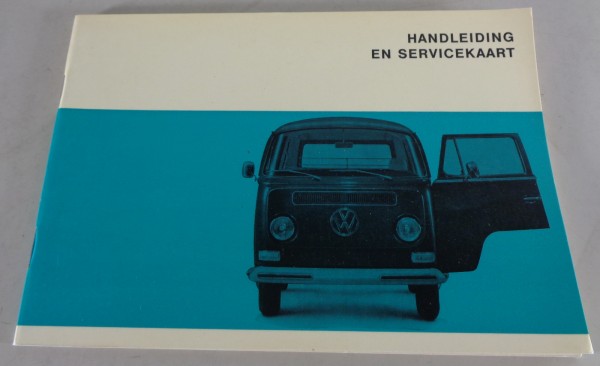 Handleiding / Handboek VW Bus / Transporter T2 / T2a vanaf 08/1967