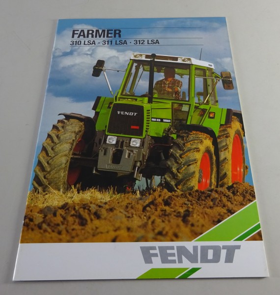 Prospekt / Broschüre Fendt Farmer 310 LSA / 311 LSA / 312 LSA Stand 09/1988