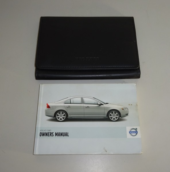 Owner's Manual / Handbook + wallet Volvo S80 Type AS printed 2008