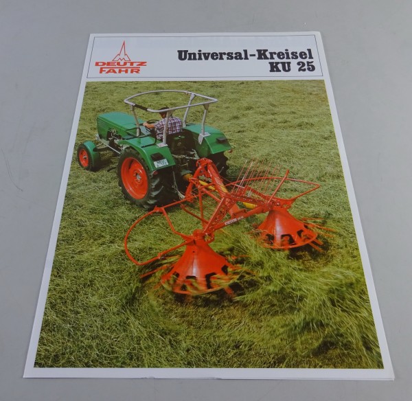 Prospekt / Broschüre Fahr Universal-Kreisel KU 25 Stand 04/1974