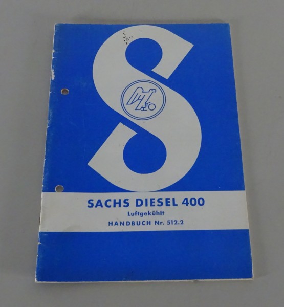 Betriebsanleitung / Handbuch Sachs Motor Sachs Diesel 400 Luftgekühlt 01/1960