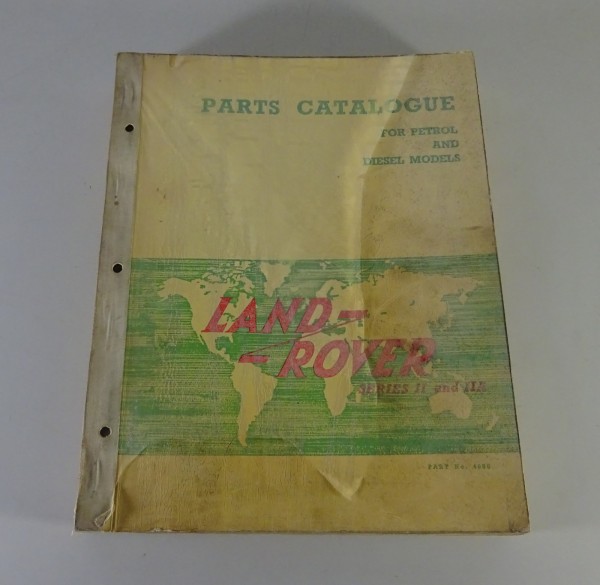 Teilekatalog / Parts Catalogue Land Rover 88 + 109 Serie II + II A from 7/1964