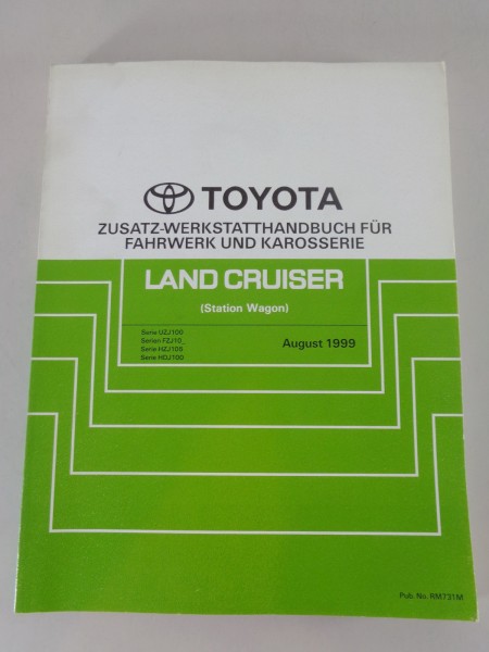 Werkstatthandbuch Toyota Land Cruiser J10 Karosserie und Fahrwerk von 08/1999