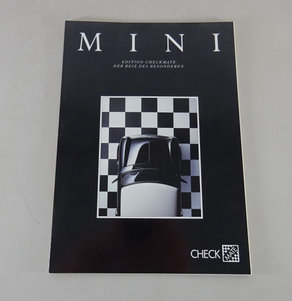 Prospekt/ Broschüre Rover Mini Edition Checkmate