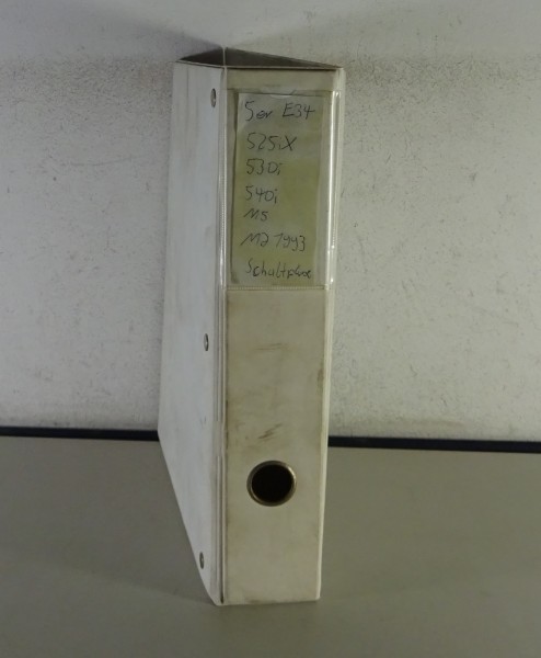 Werkstatthandbuch Elektrik / Schaltpläne BMW 5er E34 inkl. M5 Modelljahr 1993