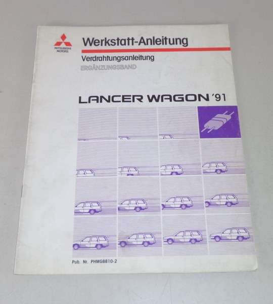 Werkstatthandbuch Mitsubishi Lancer Wagon Nachtrag Elektrik Schaltpläne ab 1991