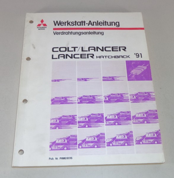 Werkstatthandbuch Mitsubishi Colt / Lancer (Hatchback) Elektrik Schaltpläne 1991