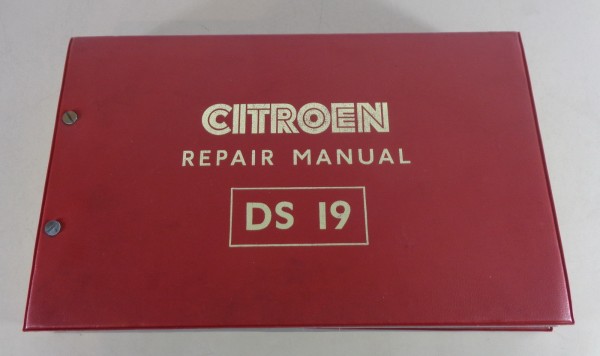 Werkstatthandbuch / Reparaturleitfaden Citroen DS 19 von 09/1962