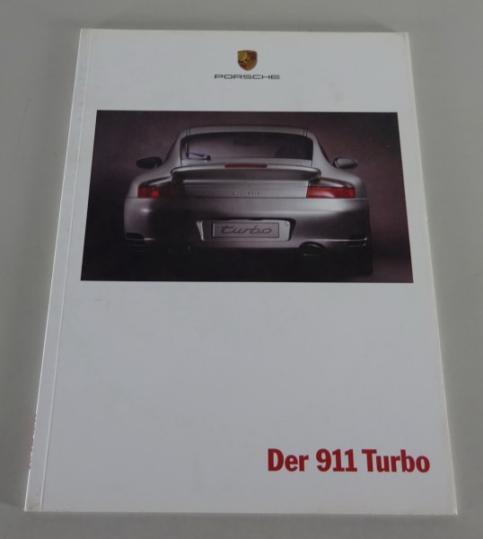 Prospekt / Broschüre „Der 911 Turbo“ Porsche 911 Turbo Typ 996 Stand 08/1999