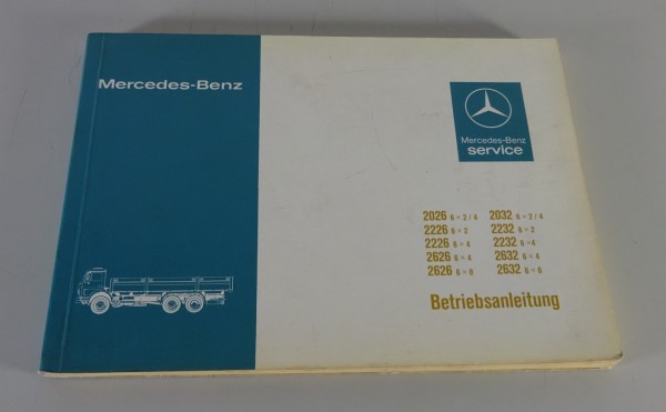 Betriebsanleitung / Handbuch Mercedes-Benz LKW NG 80 2026 - 2632 Stand 05/1980