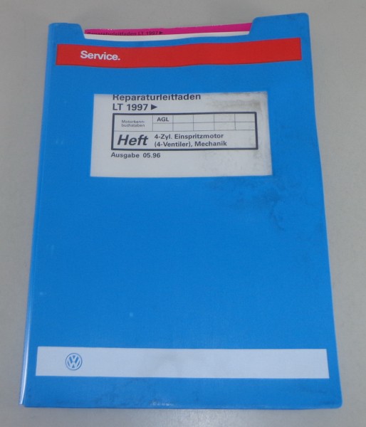Werkstatthandbuch VW Transporter / Bus LT 2/II 4 Zylinder Einspritzmotor 5/1996