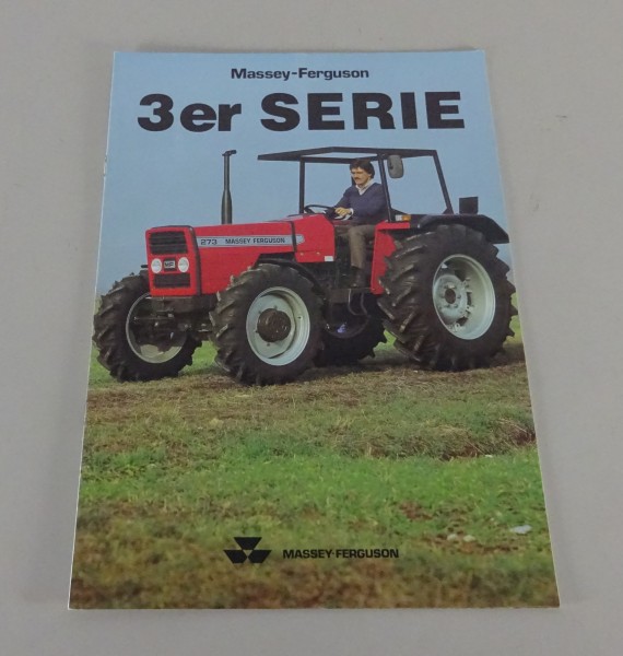 Prospekt / Broschüre Massey Ferguson MF 3er - Serie Stand 12/1986