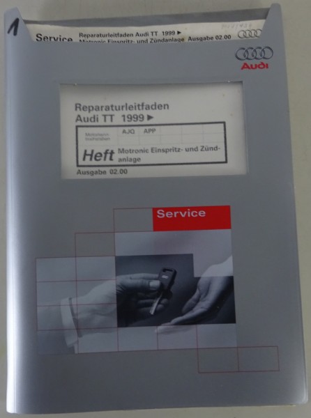 Werkstatthandbuch Audi TT Typ 8N ab 1999 Motronic Einspritz + Zündanlage AJQ APP