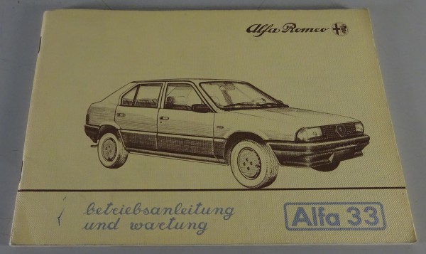 Betriebsanleitung / Bedienungsanleitung Alfa Romeo 33 | Stand 05/1983