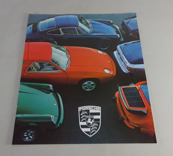 Prospekt Porsche 911 / 924 / 928 Gesamtprogramm Modelljahr 1978