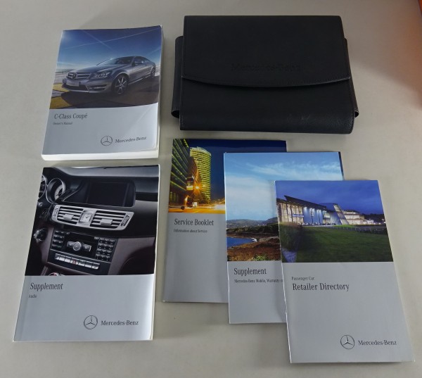 Owner's Manual / Handbook + Wallet Mercedes Benz C-Class C204 Coupé from 2012