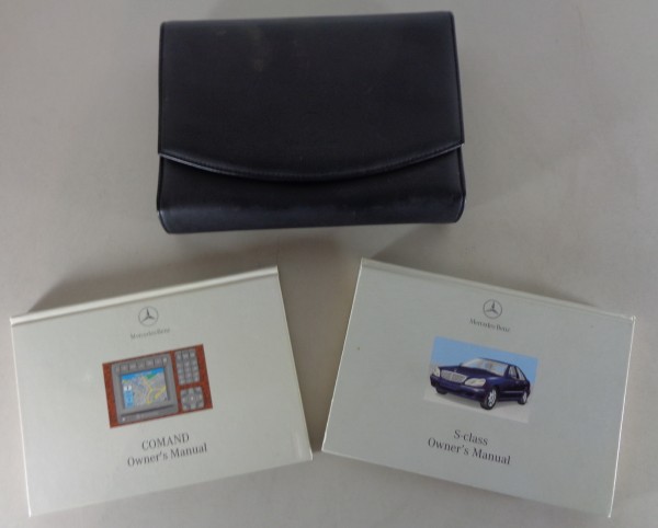 Wallet + Owner's Manual Mercedes S-Class W220 S 280 - S 55 AMG etc. from 08/2000