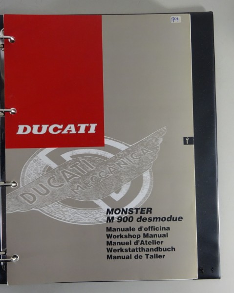Werksatthandbuch / Workshop Manual | Ducati Monster M900 desmodue | Stand 7/1993