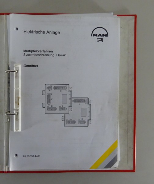 Elektrische Schaltpläne MAN Multiplexverfahren Bus A20/21/22/23/24 + R02/03 2002