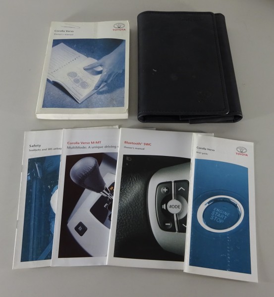 Owner's Manual / Handbook + Wallet Toyota Corolla Verso from 2006