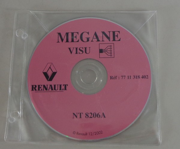 Elektrische Schaltpläne auf CD Renault Megane von 12/2002