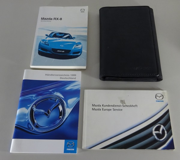 Bordmappe mit Betriebsanleitung / Handbuch Mazda RX-8 Stand 06/2004