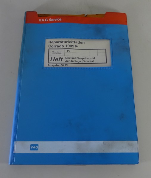 Werkstatthandbuch VW Corrado G 60 Digifant Einspritz- Zündanlage G-Lader 06/1993