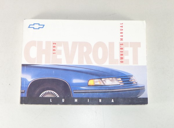 Owner's Manual / Betriebsanleitung Chevrolet Lumina Stand 1992