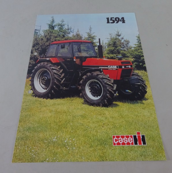 Prospekt/ Datenblatt Case IH 1594 Allrad Stand 04/1975nd 04/1975