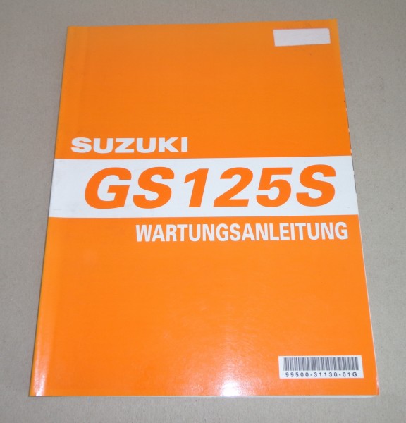 Werkstatthandbuch Suzuki GS 125 S / GS125S Stand 03/1999