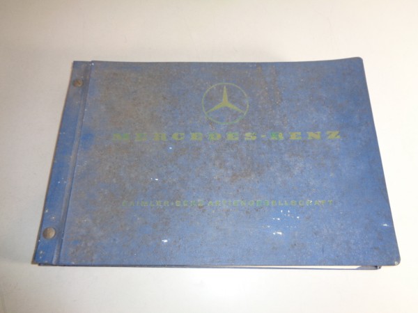 Teilekatalog Mercedes-Benz LKW Typ LP 2226 / 6x2 (363) Stand 03/1972