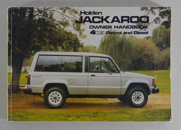 Owner´s Manual Holden Jackaroo ( Isuzu Trooper / Bighorn) von 10/1981