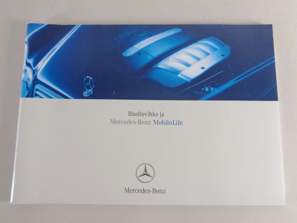 Scheckheft Mercedes Benz SLK, CLK, SL, CL, etc. von 10/2003 Finnisch